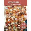 KamenOpt / Сердолик бусины крошка 5-8 мм, на нитке 80 см из натурального камня