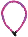 Велозамок ABUS Steel-O-Chain 5805K/75см, цепь 5мм, ключ, розовый 724923