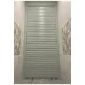 Рольставни в санузел 800х1600 серые (сантехнические) механические.