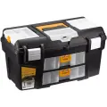 Ящик для инструментов ГЕФЕСТ IDEA М-Пластика, черный, пластик, 53 см x 27,5 см x 29 см