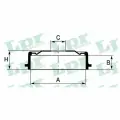 Барабан тормозной Lpr 7D0176