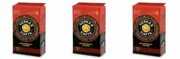 Черная Карта Кофе молотый для чашки, 250 г, 3 уп
