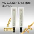 KYDRA Набор: Краска 7/37 GOLDEN CHESTNUT BLONDE Kydracreme 2 шт, Ампулы в ассортименте 2 ампулы по 10мл, Подарок