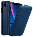 Кожаный чехол Melkco для Apple iPhone XR - Jacka Type - темно-синий