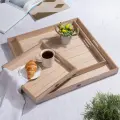 Набор деревянных подносов Alfgund 34-58 см, 3 шт, бежевый, Koopman, HZ1930680