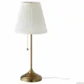 LKEA ARSTID Лампа настольная IKEA, латунь белый (50360617)