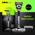 Бритва Gillette Aurora, нержавеющая сталь, серебристый, для мужчин