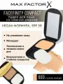 MAX FACTOR Пудра для лица Facefinity Compact, 033 Crystal Beirpe, увлажняющая компактная, 10 г