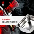 Гастроемкость из нержавеющей стали Rock Kitchen GN1/2-100 мм, 812-4. Металлический контейнер для еды. Пищевой контейнер из нержавеющей стали