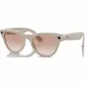 Умные очки Ray-Ban M.Skyler, Shiny Chalky Gray/Cinnamon Pink (150-52), (Блестящий мелово-серый/корично-розовый)