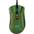 Игровая проводная мышь Razer DeathAdder V2 HALO Infinite. Для геймеров и дизайнеров. Лучшая в своем классе эргономика. Зеленая, 82г. 8 независимо программируемых кнопок. RZ01-03210300-R3M1