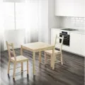 Комплект кухонной мебели Ивар (стол 75х75 и 2 стула) обеденная группа, массив сосны