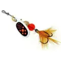 Блесна вращающаяся Mepps BLACK FURY MOUCHE, 0, SILVER/Orange, комплект из 1 штука