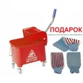 Тележка уборочная ЭкоКоллекция ведро 20 л красный цвет