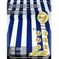 Ткань оксфорд 240 D тентовая, водоотталкивающая, цвет сине-белый, 10 метров