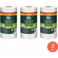Салфетки для уборки Master Fresh спанлейс Соты белые 100 штук в рулоне 21х25см (комплект из 3 шт)