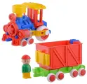Паровозик Ромашка с 1 вагоном