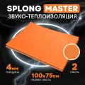 Звукоизоляция и теплоизоляция для авто DreamCar Splong Master 4, 100*75 см, 2 листа
