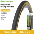 Шина INNOVA 700C 700x25C/28C/30C для шоссейного велосипеда, IB-3029 30C Yellow