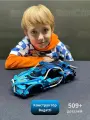 Конструктор RanCap Bugatti, инерционное управление 509 деталей гоночный автомобиль