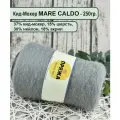 Пряжа Кид-Мохер MARE CALDO 37% кид-мохер, 15% шерсть, 30%/18%, 100гр./1300мет. цв. 895 серый(вес 250гр.)