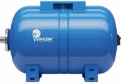 Горизонтальный мембарнный бак для водоснабжения Wester WAO 24