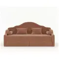 Софа Версаль фокус- мебельная фабрика 212х103х112 см коричневый велюр