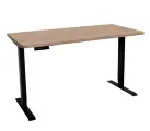 Стол с регулировкой высоты электрический LuxAlto LA-T33-2AR2 черный/дуб бежево-серый ЛДСП 135*70*2.5