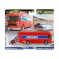 Машинка Hot Wheels Team Transport FLF56: Euro Hauler & '94 Nissan 300ZX GTS