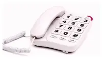 Телефон вектор 545/08 IVORY повторный набор номера, белый