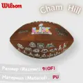 Мяч для американского футбола Wilson SUPER BOWL LX OFFICIAL THROWBACK WF4025201XBOF Баскетбол №9