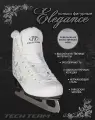 Фигурные коньки для девочек и женщин Tech Team Elegance, белые, размер 40