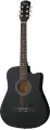 FFG-3810C-BK Акустическая гитара, с вырезом, черная, Foix