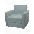 Раскладное кресло-кровать StylChairs Сёма, ширина 90/93 см, велюр светло-серый