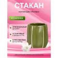 Стакан для зубных щеток Zenfort Агава, керамика, цвет зеленый