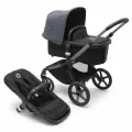 Коляска-трансформер Bugaboo Fox 5 Black/ midnight black/ Stormy blue