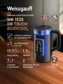 Чайник электрический Weissgauff WK 1520 Db Touch BodyCool, объем 1.5 литра