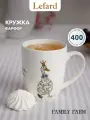 Кружка Lefard Family Farm, 400 мл, для чая и кофе, фарфоровая