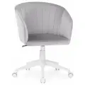 Кресло офисное Woodville Тибо confetti silver серый / белый