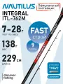 Спиннинг Nautilus Integral ITL-762M 229см 7-28гр