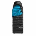 Мешок спальный Naturehike Ultralight CW400 L , 220х85 см, (правый) (ТК: +5°C), черный