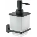Дозатор для жидкого мыла Aquatek AQ4305MB черный, латунь, стекло