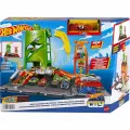 Mattel Hot Wheels City Lets Race Netflix Super Recharge Fuel Station /Детская игрушечная машинка-моделька с треком