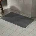 Коврик для ванной Swensa Presto 50x80 см цвет графитовый