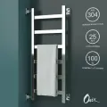 Водяной полотенцесушитель Onix, модель Moon Left 300x800, лесенка с боковым подключением слева, полный комплект