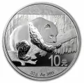 Серебряная монета Панда 10 юаней Китай 2016 года инвестиционная памятная с Сертификатом юбилейная