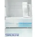 Экран под ванну 170 см, цвет Белый парус, пластиковый профиль, SIRIUSLINE