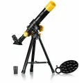 Bresser National Geographic Компактный детский телескоп 40/400. Цвет: черный/желтый