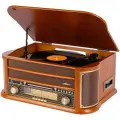 Виниловый проигрыватель Alive Audio OLDTIMER Wood с FM-приемником