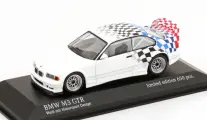 Модель коллекционная MINICHAMPS Bmw M3 gtr E36 1993 white motorsport design